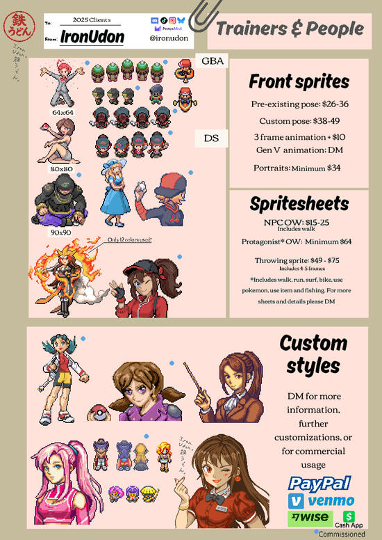Trainers &amp; NPCs